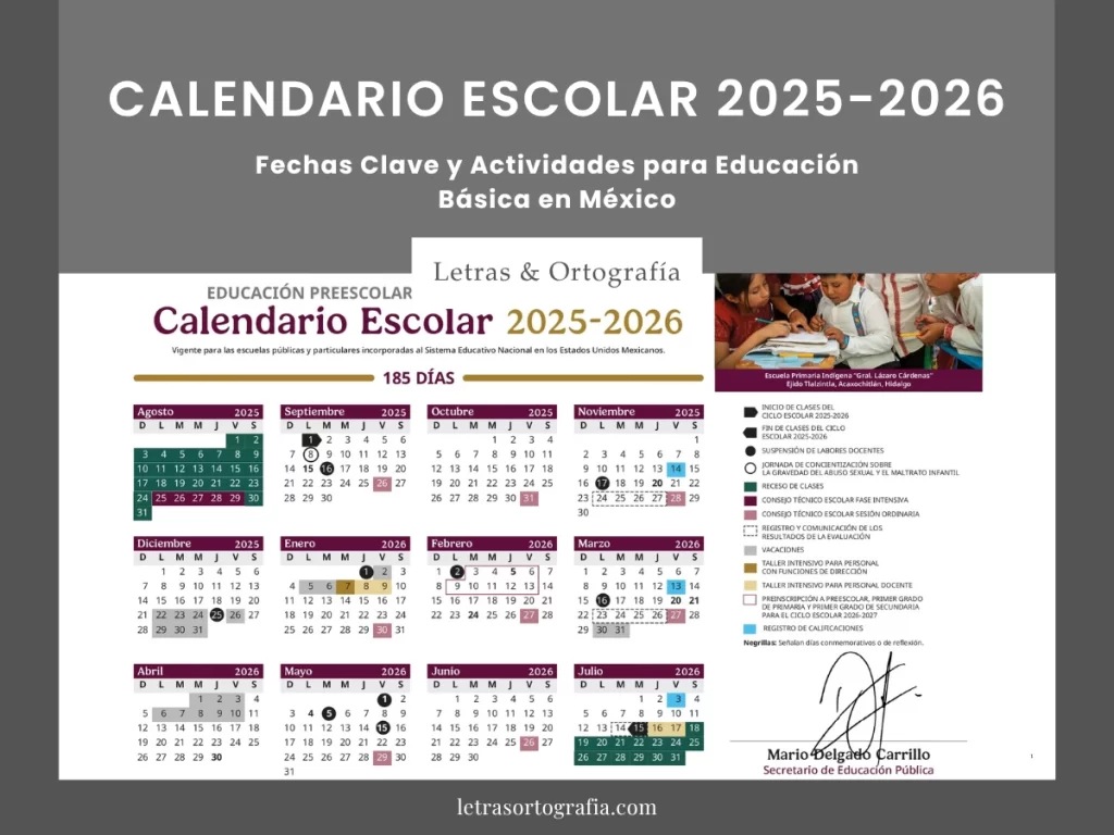Calendario Escolar 2025-2026: Fechas Clave y Actividades para Educación Básica en México
