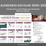 Calendario Escolar 2025-2026: Fechas Clave y Actividades para Educación Básica en México