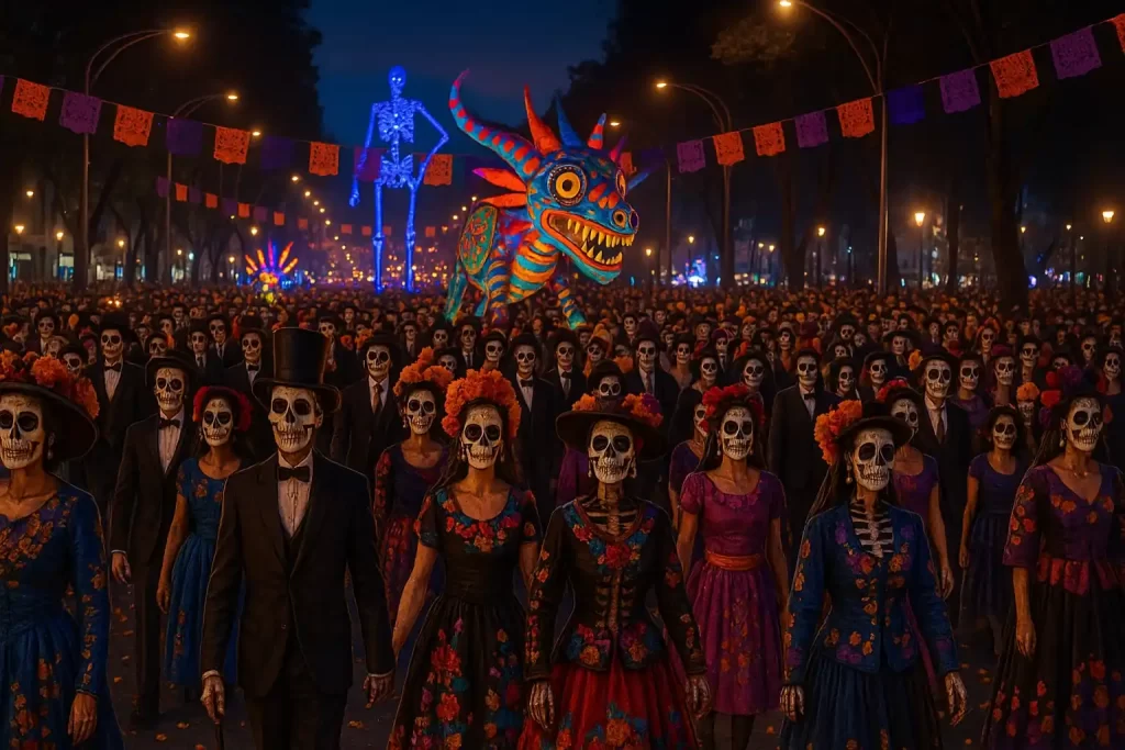 festival-de-lascatrinas-y-catrines-1024x683 La Catrina y el Catrín en el Día de Muertos