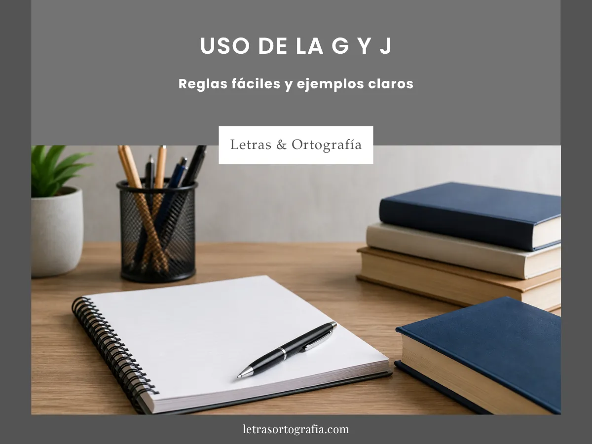 Uso de la G y J